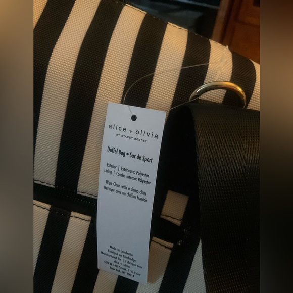 NWT Stunning Designer Alice + Olivia luggage weekender Tote Bag - Picture 6 of 6